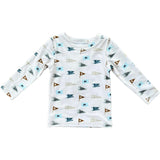 Long Sleeve Rash Guard Swim Shirt Canoe