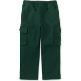 Relaxed Twill Cargo Pants, Green