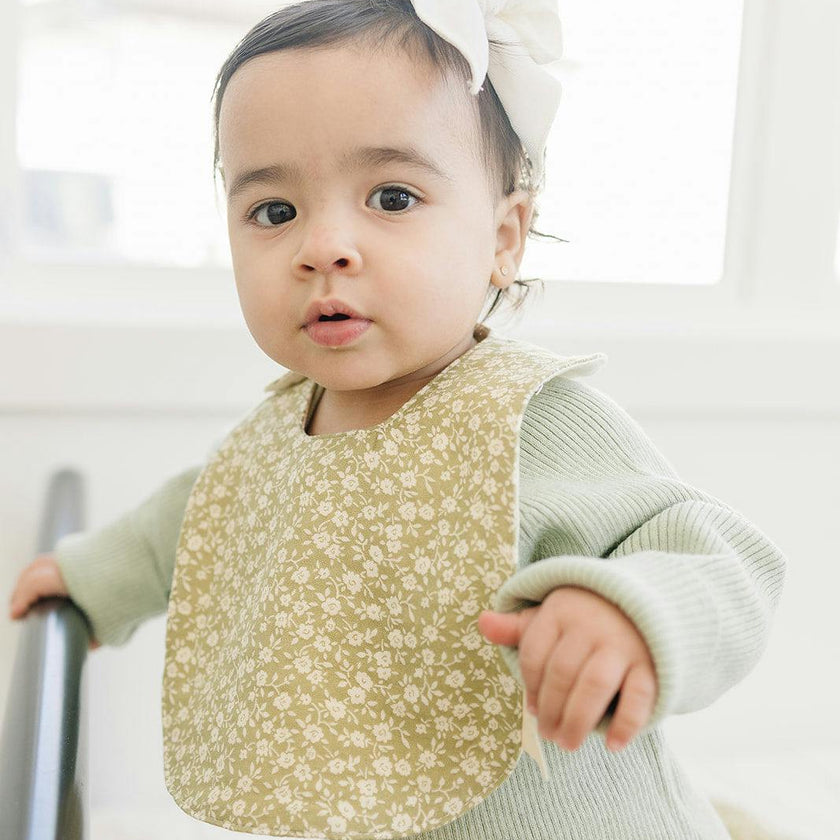 Signature Cotton Print Bib
