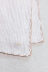 4 Layer Muslin Blanket (Brown, Pink)