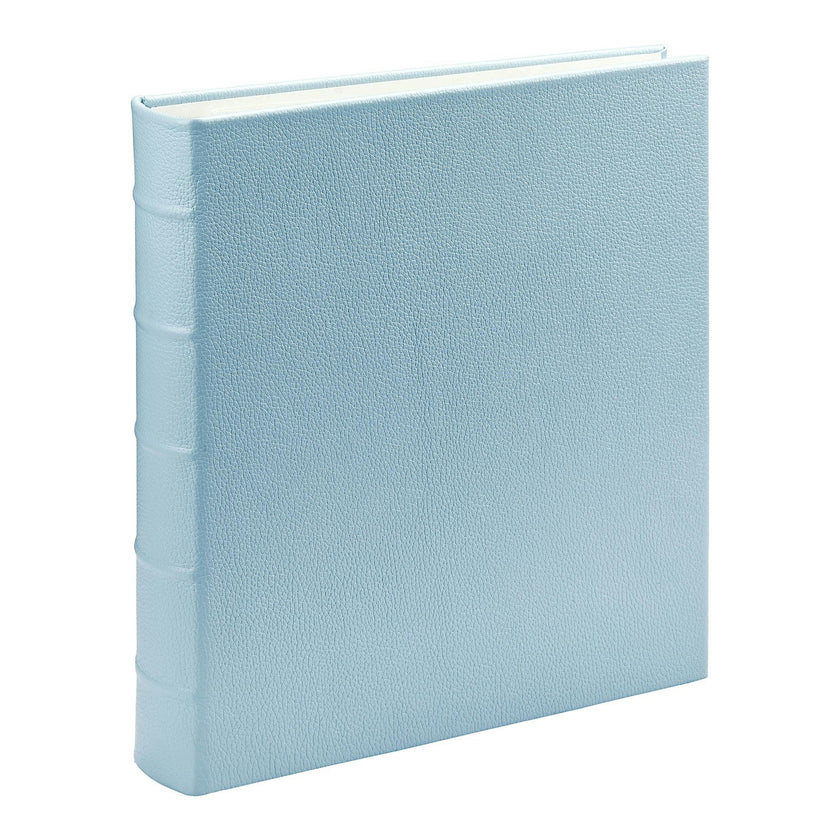 Large Clear Pocket Pebble Grain Leather Photo Album