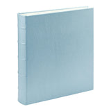 Large Clear Pocket Pebble Grain Leather Photo Album