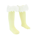 White Trim Skirt Socks