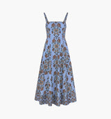 The Margot Dress -  Stowell Medallion Iris