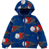 Max Reversible Rain Jacket Windbreaker, Baseball Fire