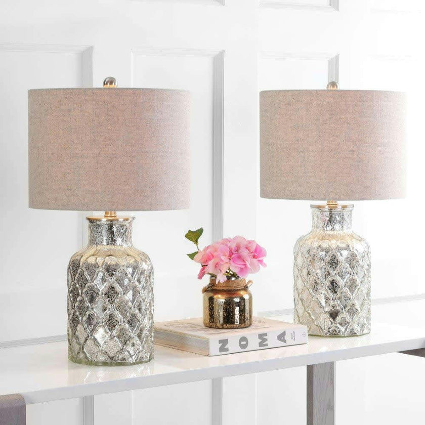 Alvord 24.5" LED Glass Table Lamp