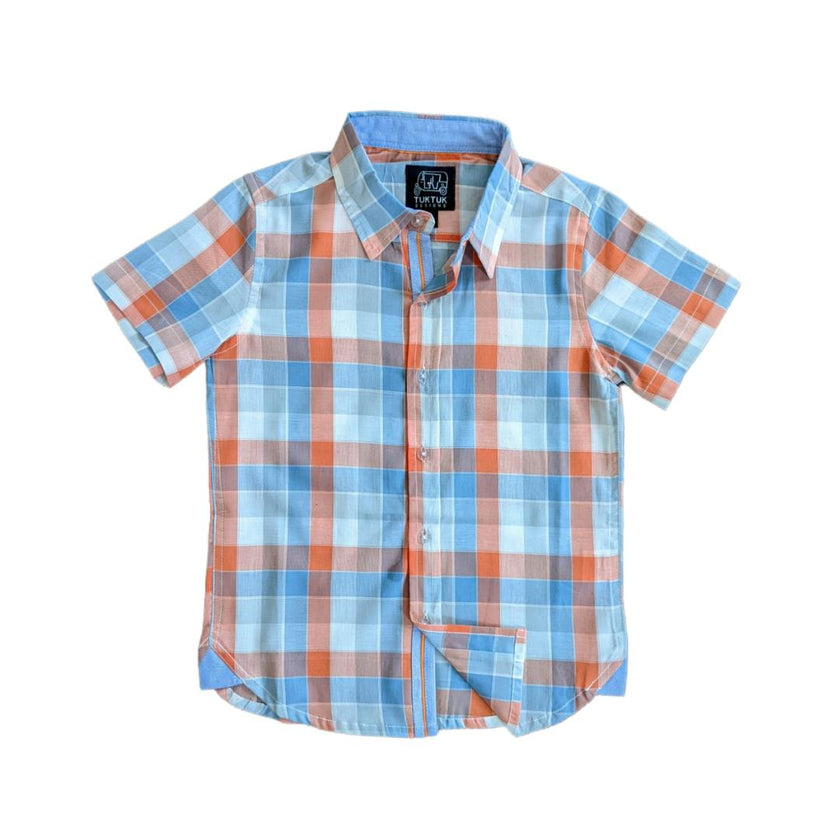 Checks Shirt in Short Sleeves