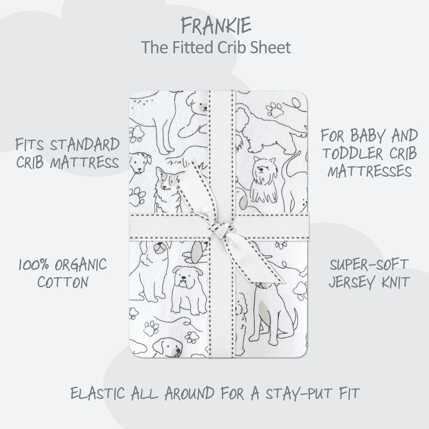 FRANKIE Fitted Crib Sheet