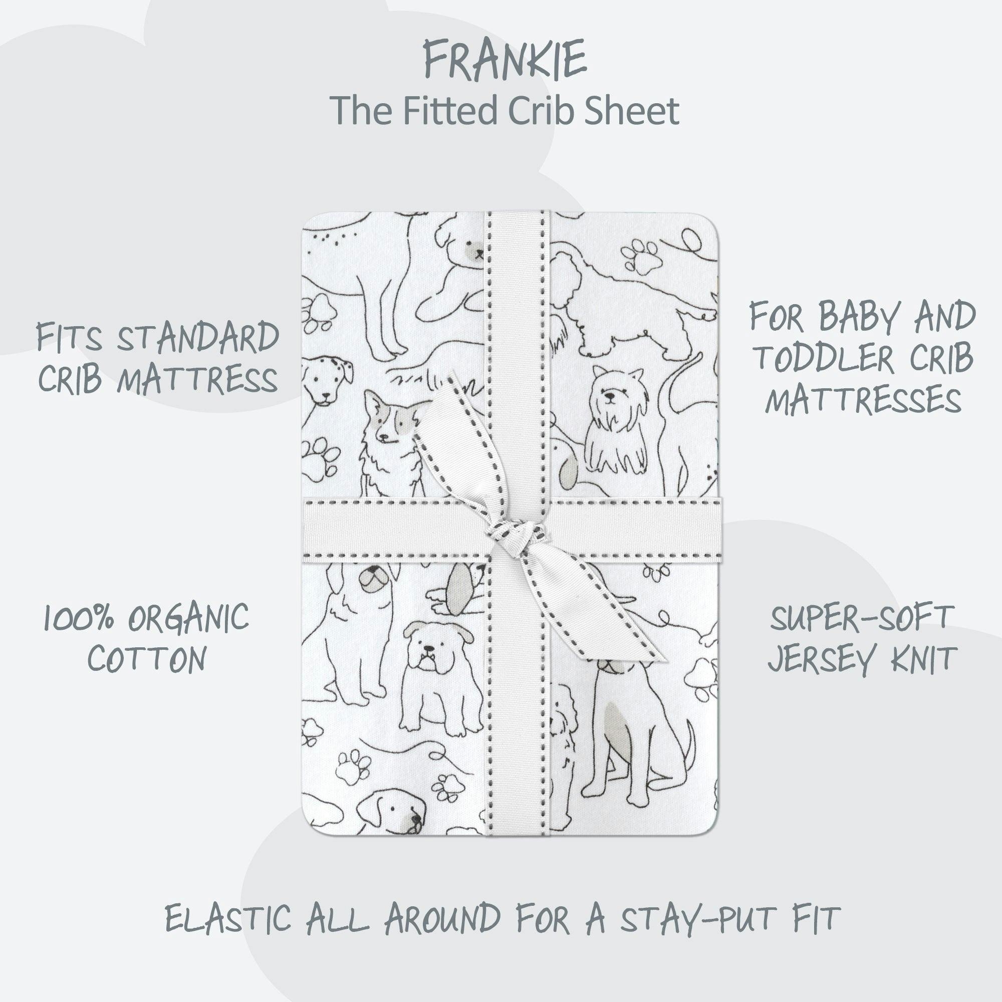 FRANKIE Fitted Crib Sheet