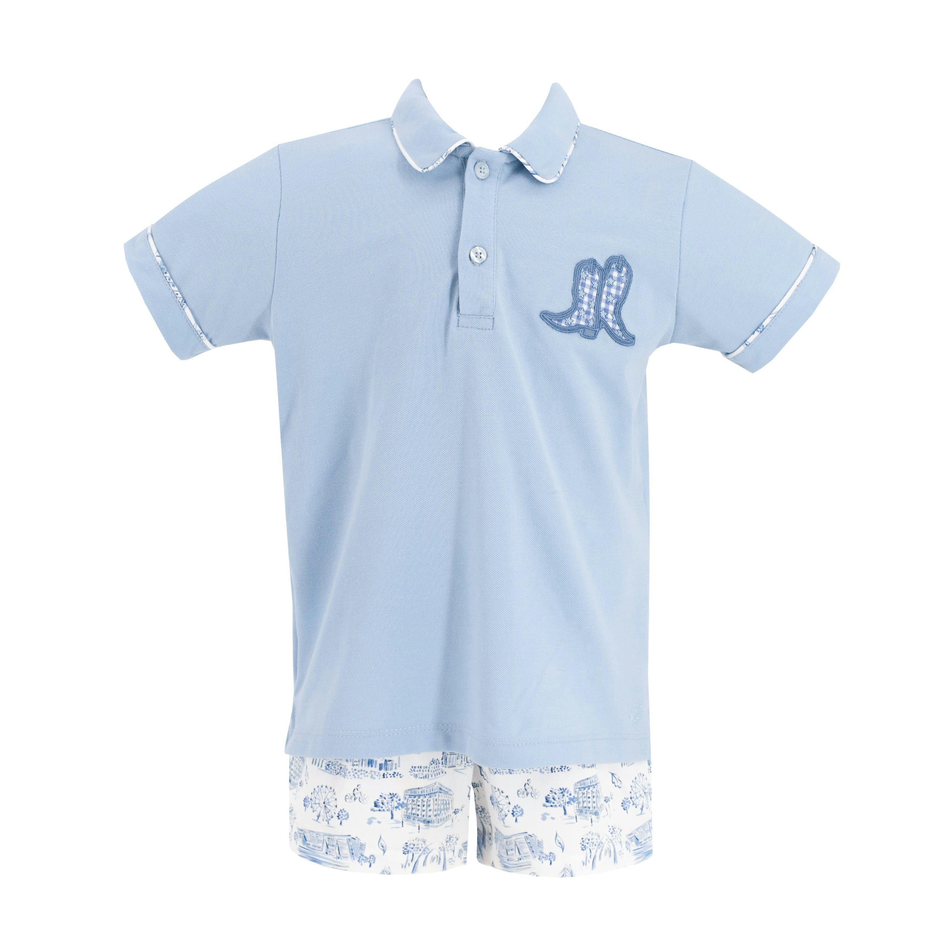 Fields Boy Polo Set - Dallas