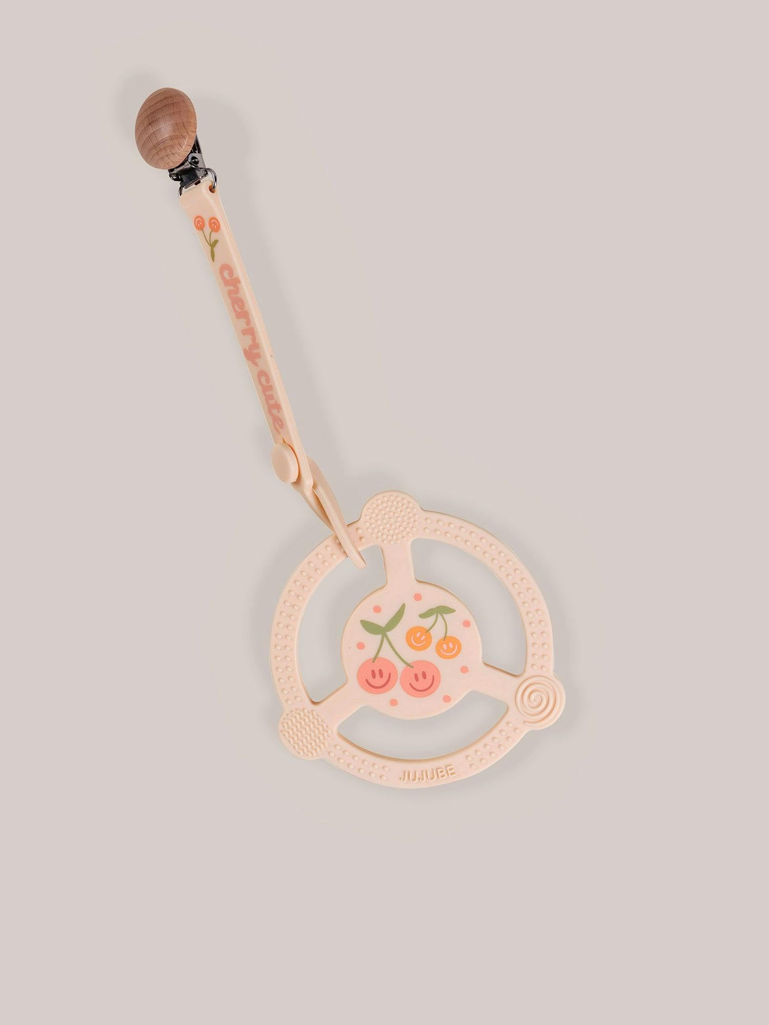 JuJuBe × Studio Oh! Silicone Teether Ring With Detachable Clip