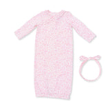 Baby Woodland - Kimono Gown and Knot Headband