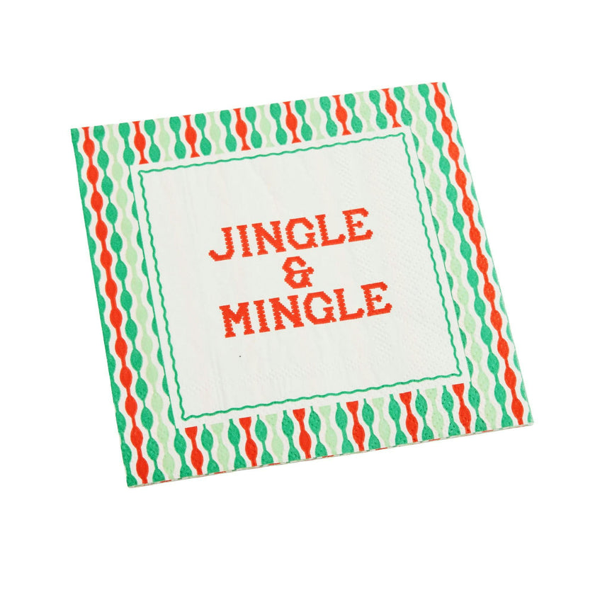 Packed Party Holiday Sayings Paper Napkins (set of 40)