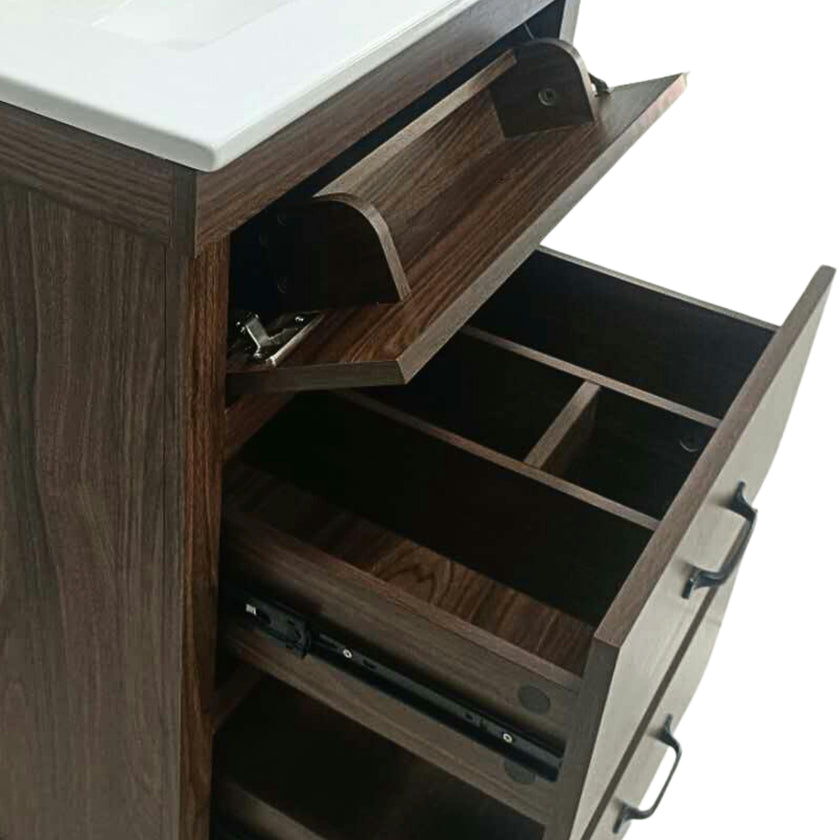 Teamson Home Donovan 24" Single Bathroom Vanity with Two Drawers