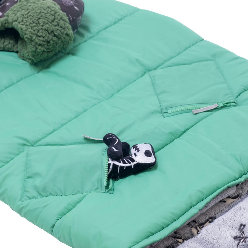 Sleep-N-Pack™ – Little Kid Size | Glow-In-The-Dark Collection: Glow Dino Bones