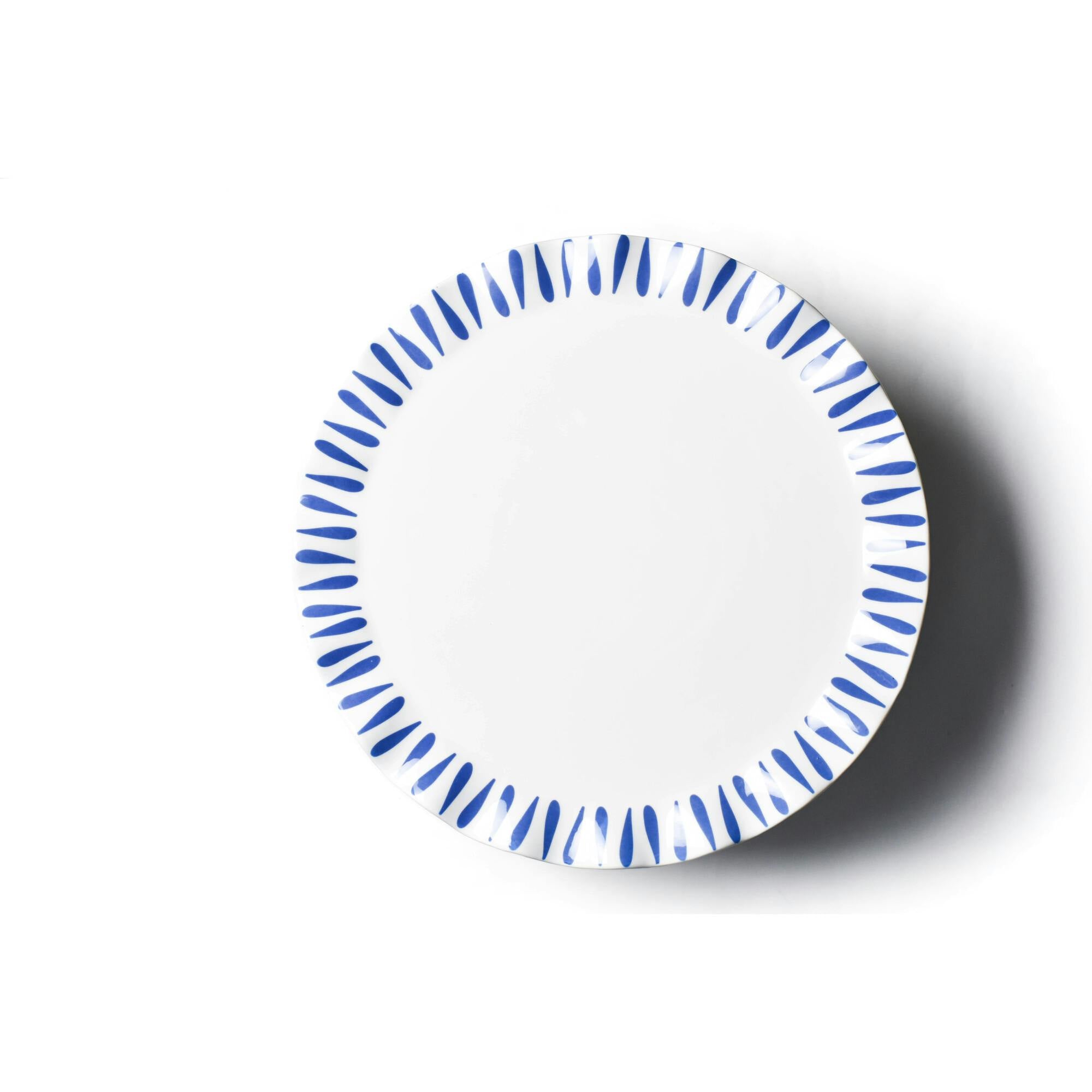 Iris Blue Drop Large Ruffle Cake Stand