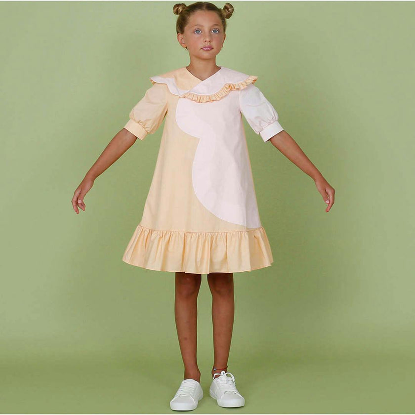 Lily dress (black/off-white)