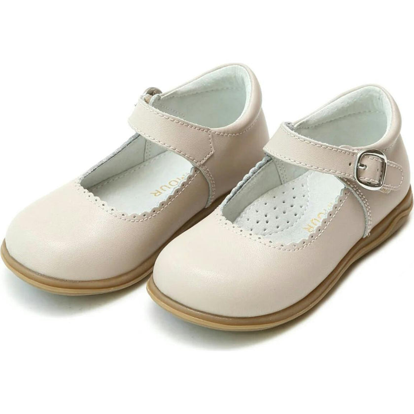 Chloe Classic Scalloped Leather Mary Jane