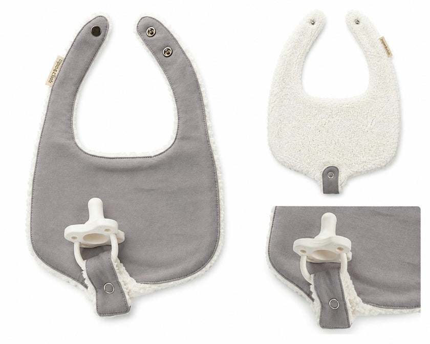 Sooth & Snap Pacifier Bib | Lavender Drift