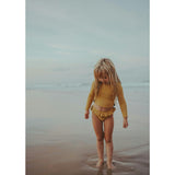 Nia Lemon Patch Upf 50+ Long Sleeve Swim Shirt