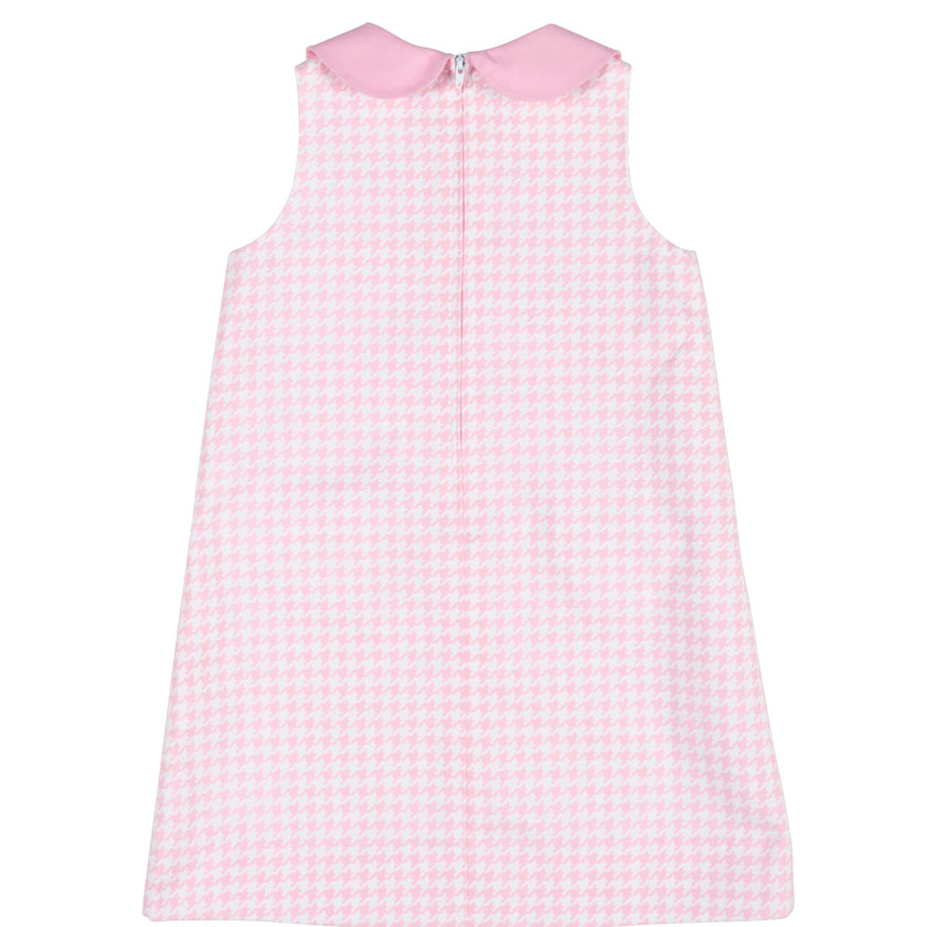 Houndstooth Dress with Bow Pockets