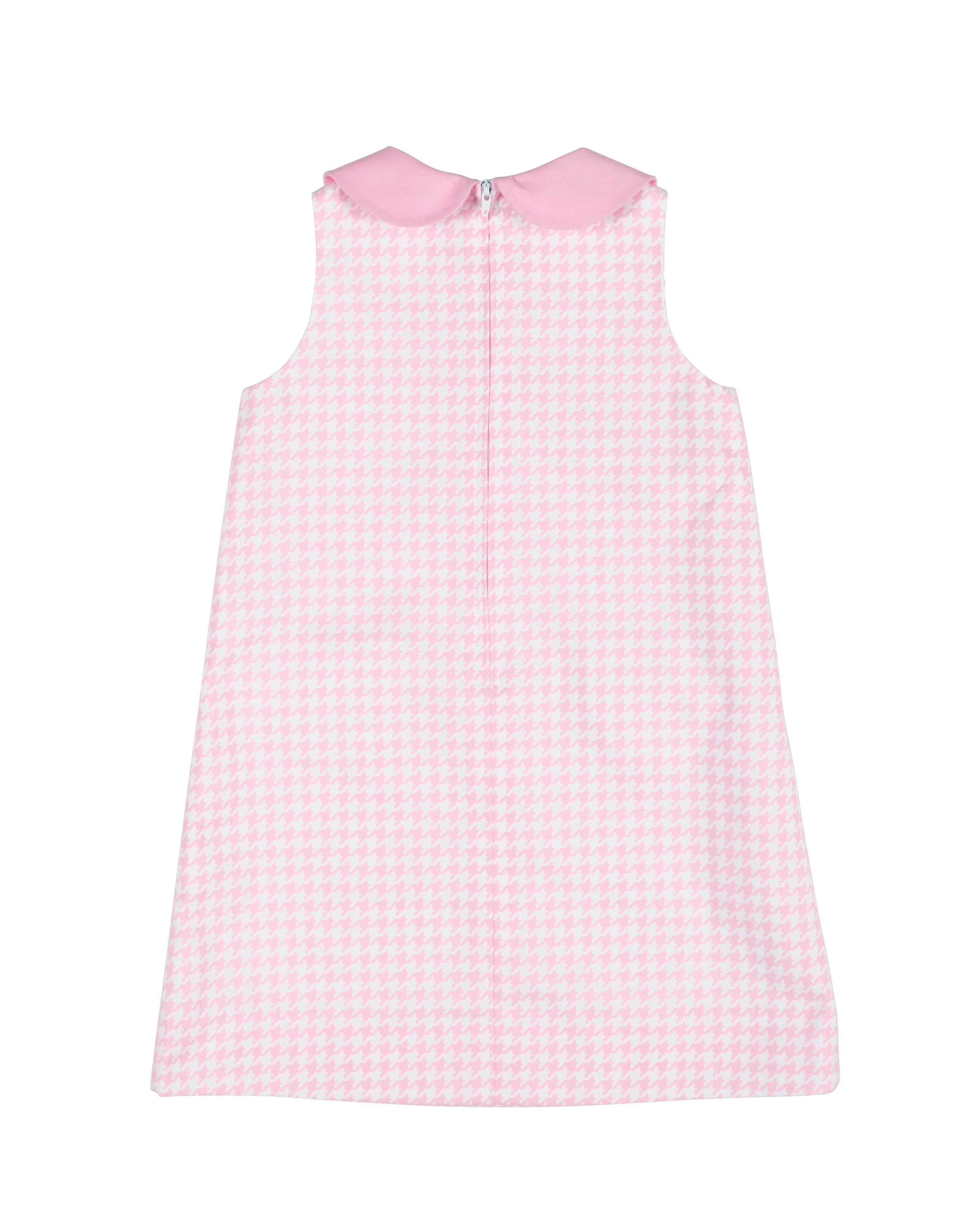 Houndstooth Dress with Bow Pockets