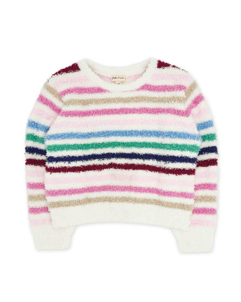 Dreamer Stripe Sweater - Multi Stripe Plush