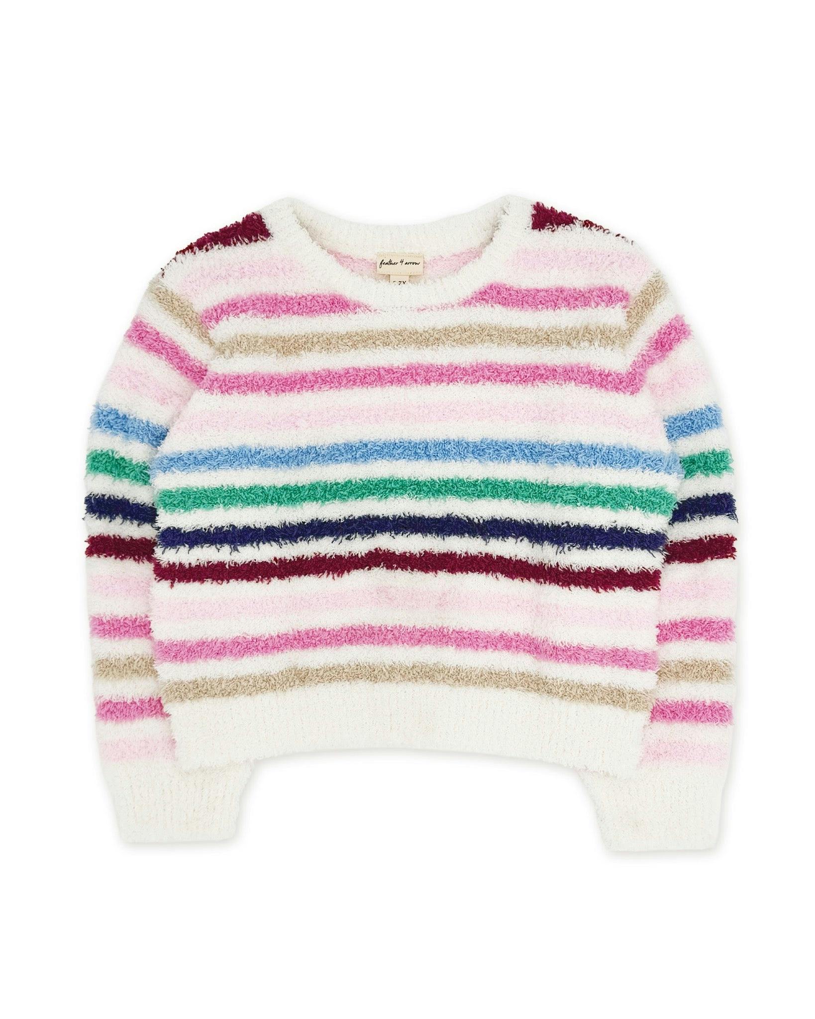 Dreamer Stripe Sweater - Multi Stripe Plush