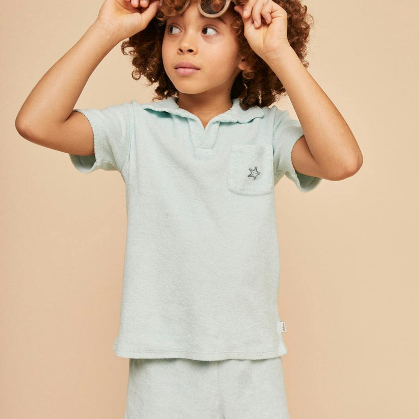 Terry Cotton Polo Shirt