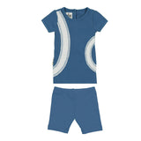Arc Patch 2-Piece Top & Short Set