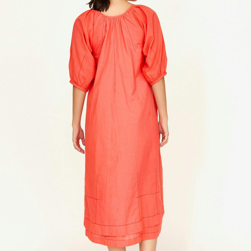 Seville Long Dress, Red