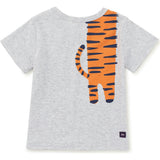 Baby Turn Graphic Tee, Grey