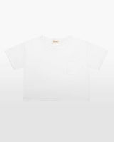 Cotton Jersey Raw Edge Pocket Tee