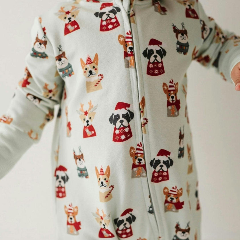Baby Boy Terry Zip Romper