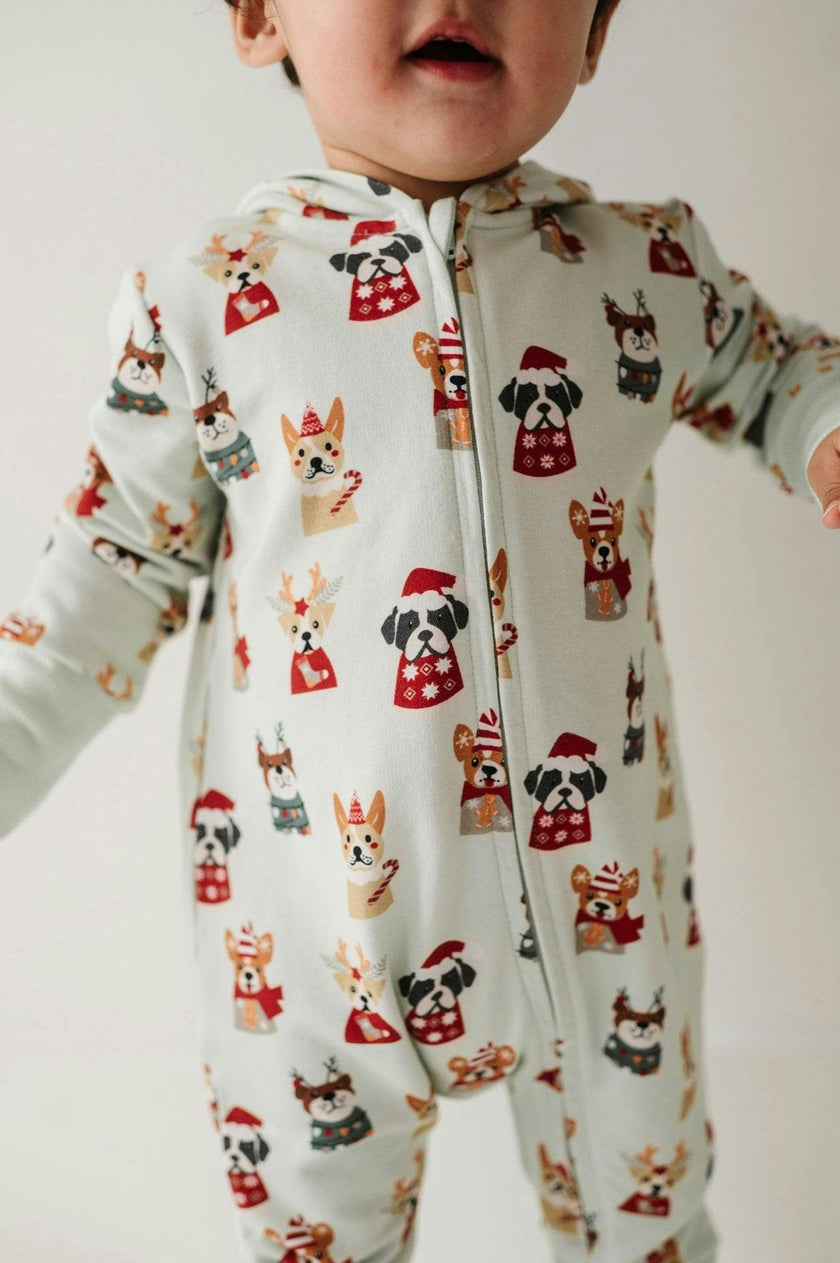Baby Boy Terry Zip Romper