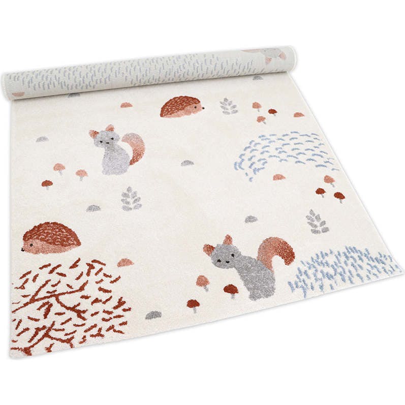 Flat Woven Graphic Print Rectangular Rug