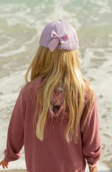 Rainbow Unicorn Bow Baseball Hat