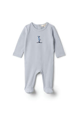 Skii Print Snap Front Fleece Romper