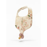 Soothe & Snap Pacifier Bib | Ivory Botanical