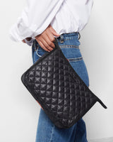 Black Metro Zip Pouch