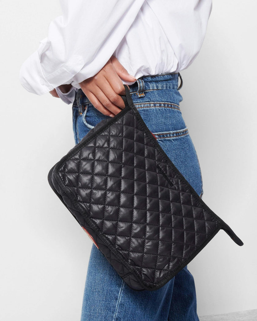 Black Metro Zip Pouch