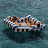 Luxe Twin Hammock Float: Le Weekend - Navy Stripe