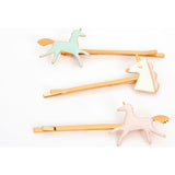Unicorn Enamel Hair Slides