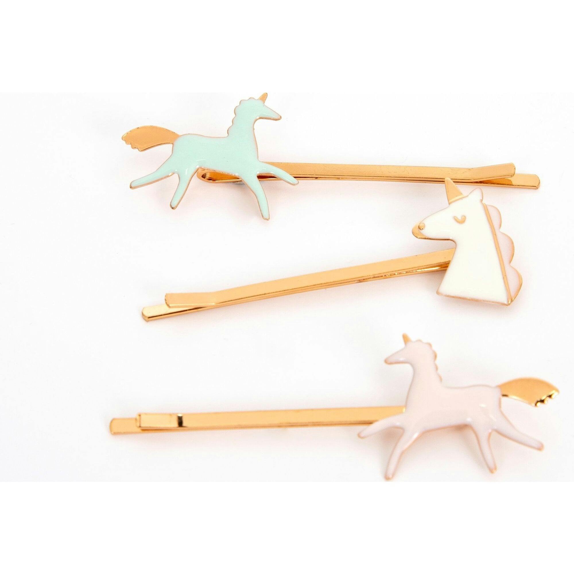 Unicorn Enamel Hair Slides