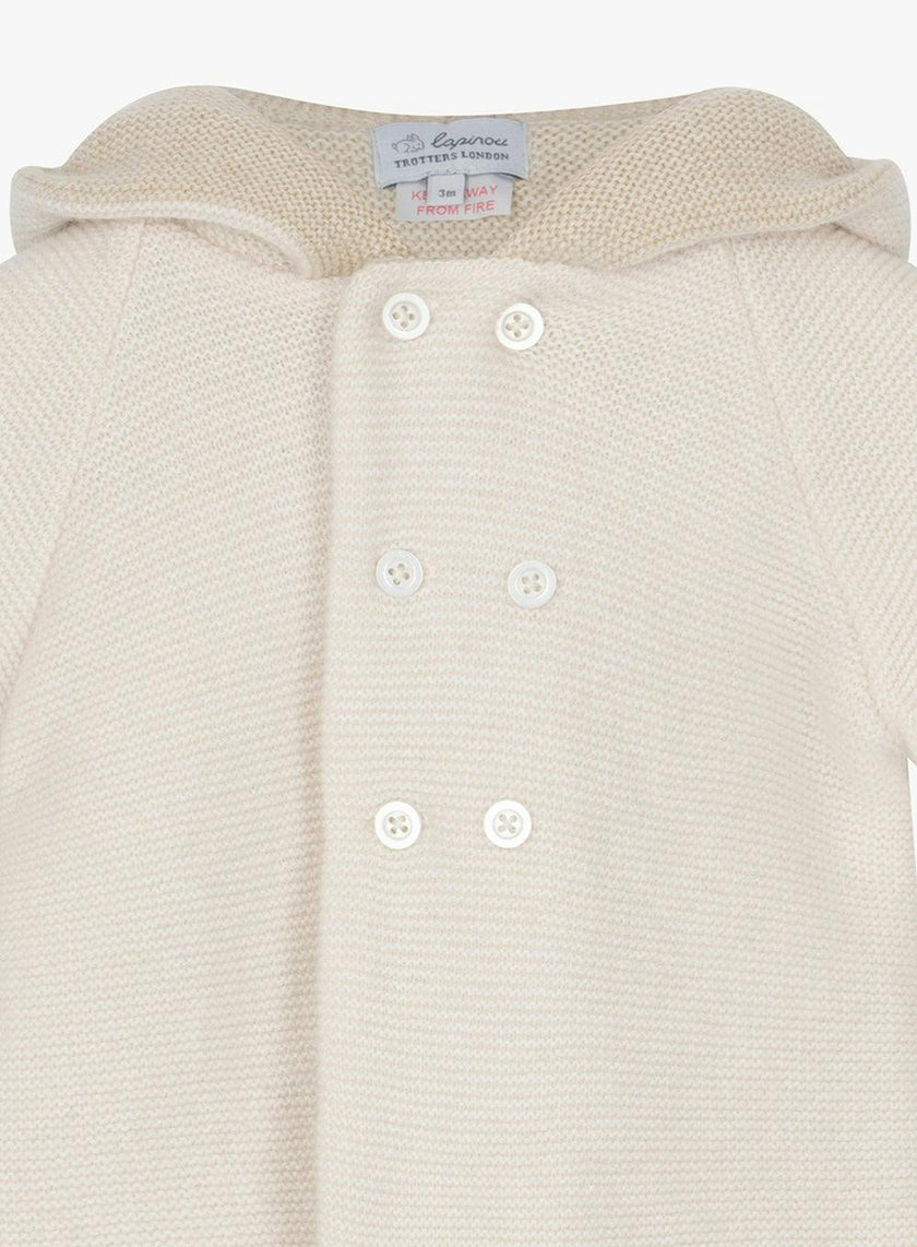 Baby Teddy Coat in Off White