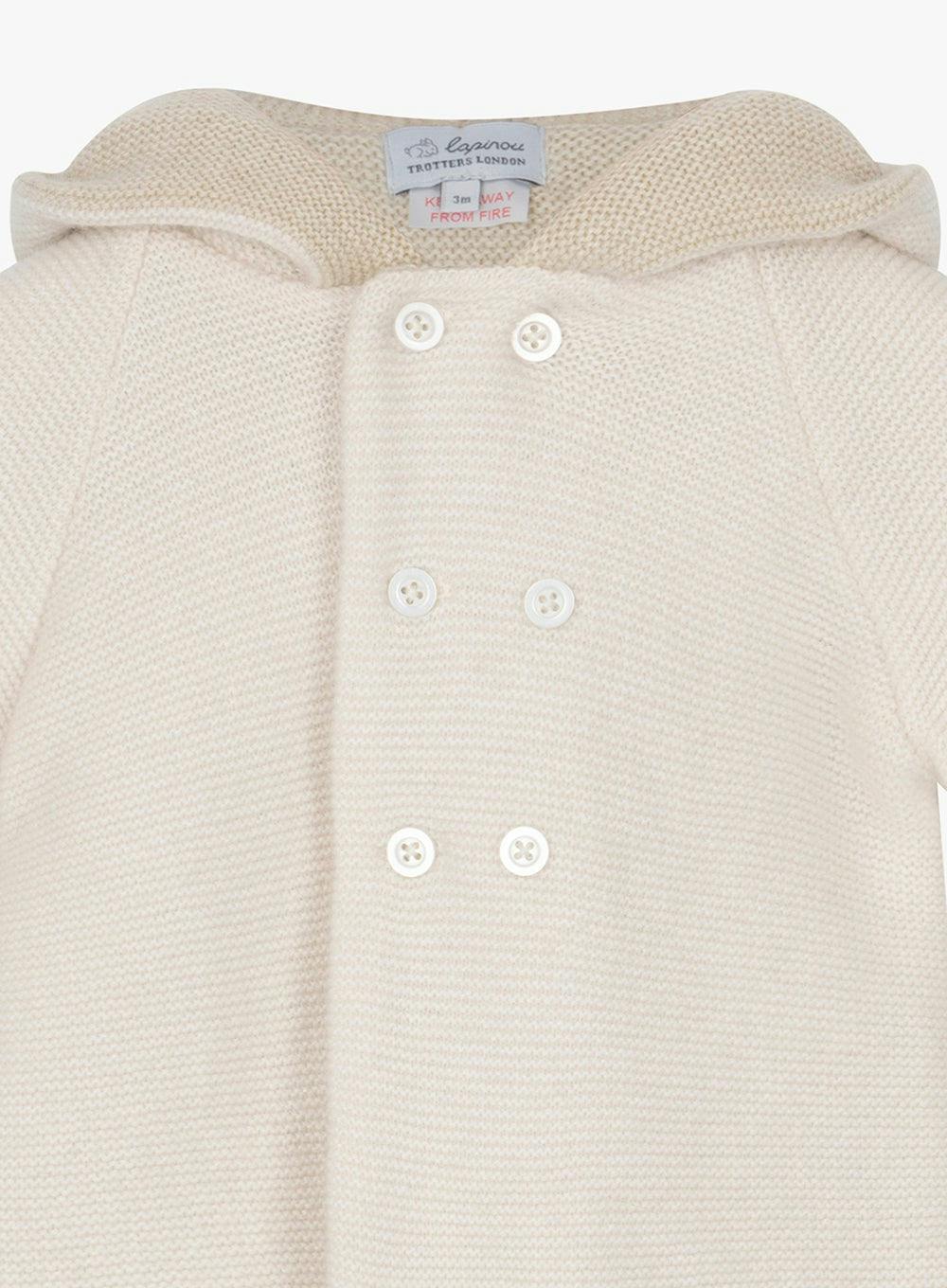Baby Teddy Coat in Off White