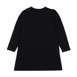 Front Logo Black Dress