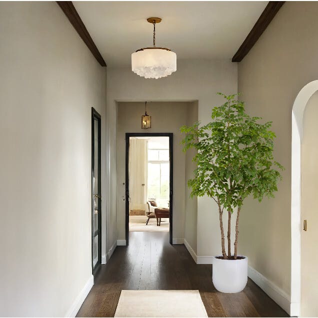 7' Faux Potted Sumac Tree