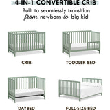 Colby 4-In-1 Low-Profile Convertible Crib