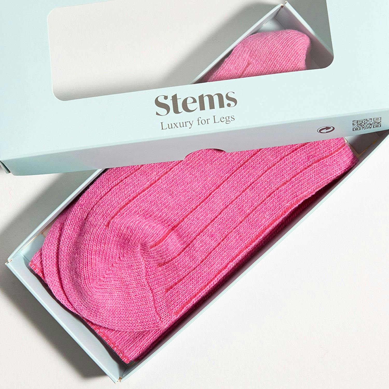 Women's Lux Wool Cashmere Crew Socks Gift Box